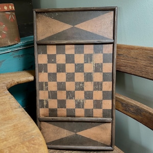 Pumpkin and cocoa Checkerboard - 12” by 21”