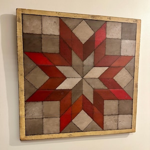 Indoor Barn Quilt - Mosaic Star