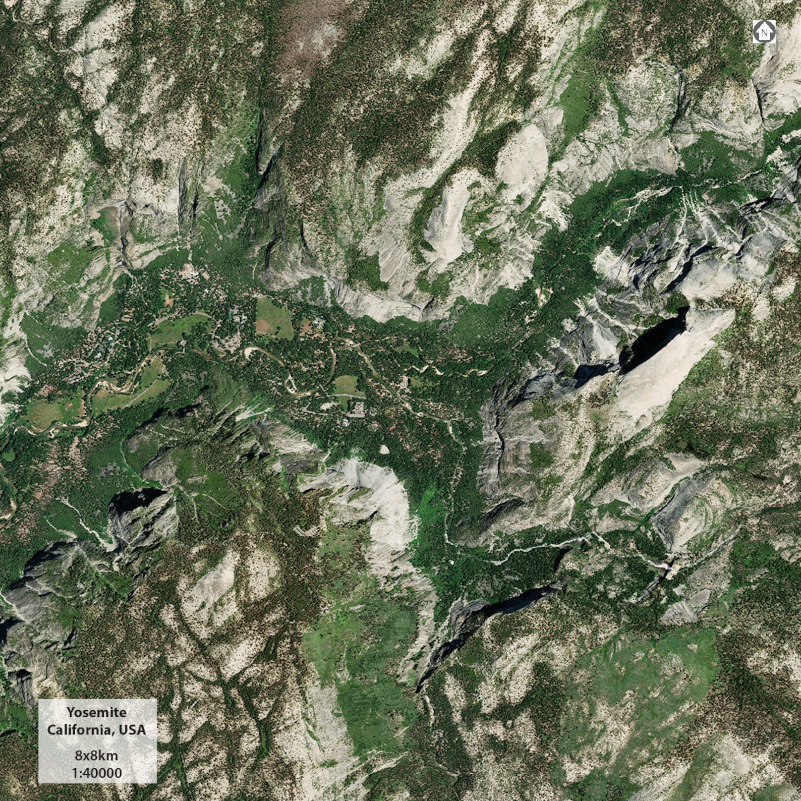 Yosemite 3D Map - Etsy