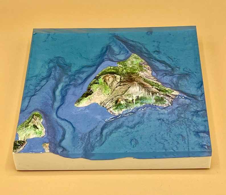Mauna Kea Topographic Map, 3D Printed Island of Hawaii Art - Etsy