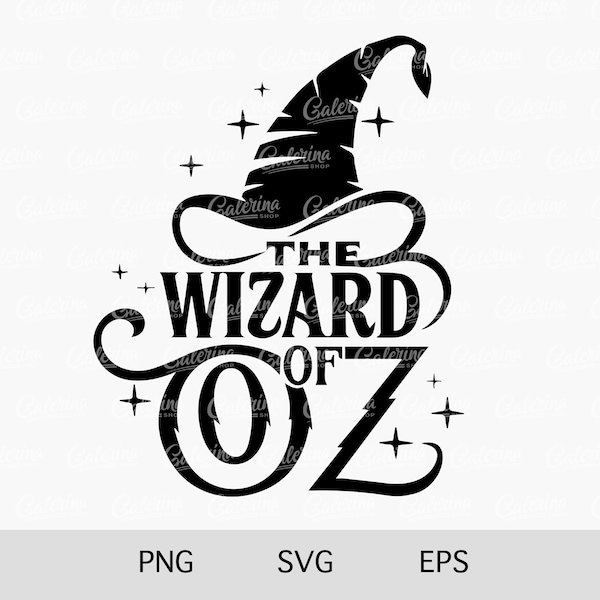 The Wizard of Oz Svg, Magic Wizard Svg, Png, Book Svg, Cricut, Silhouette Cutting file, Fairy Tale Clipart, The Wonderful Wizard of Oz