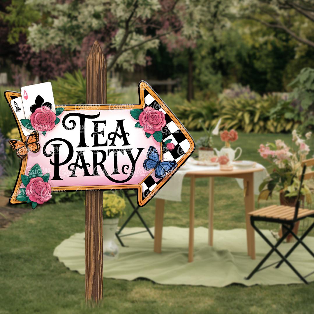 Alice In Wonderland Arrow Signs – Party Supplies For Mad Hatter Tea Party Decor