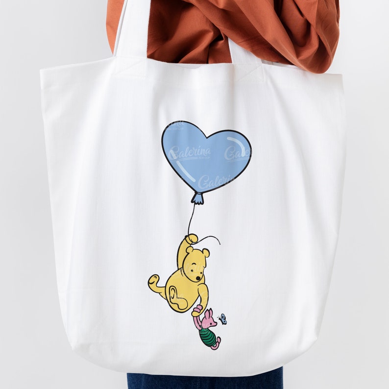 Winnie The Pooh SVG PNG Pooh Baby Shower Blaues Herz Ballon Klassische ...