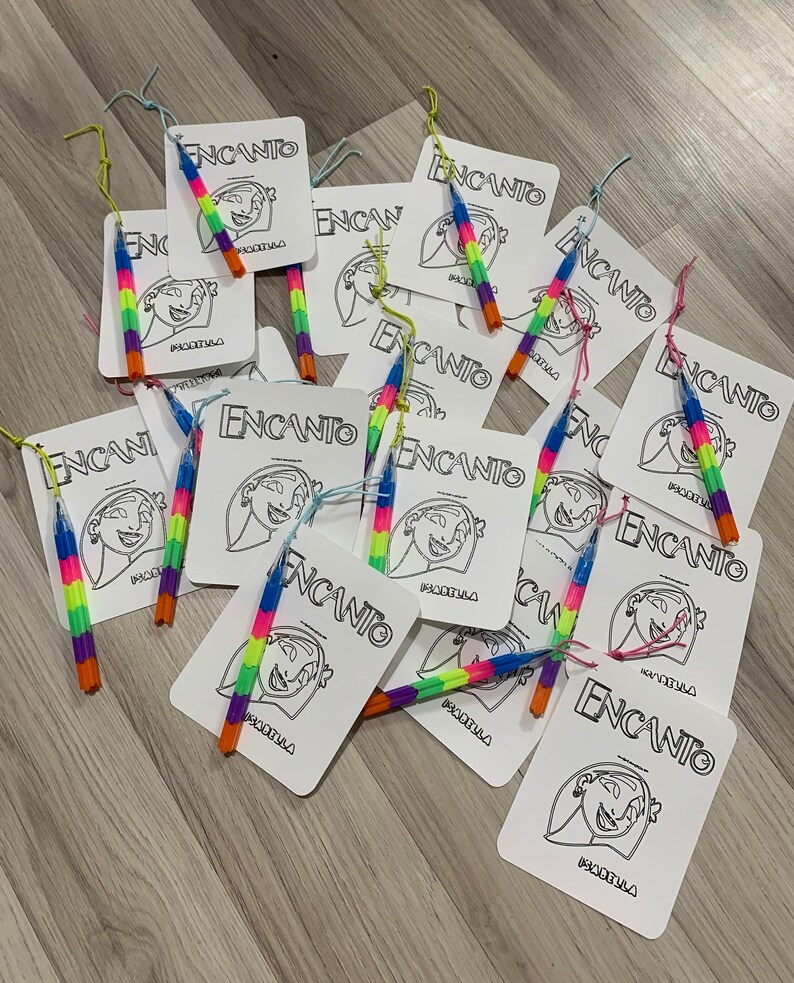 Encanto Party Favors Encanto Coloring Encanto Birthday | Etsy Hong Kong