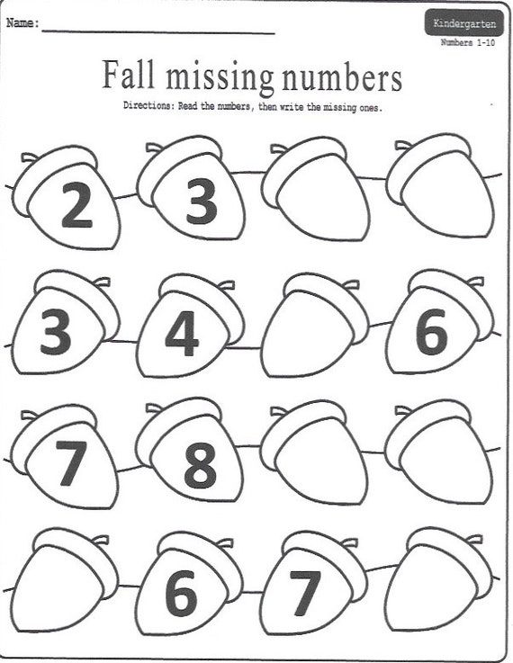 fall worksheets fall themed worksheets pre k worksheets etsy