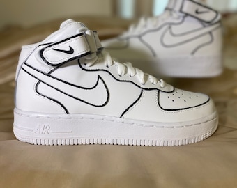 white high top air force 1s