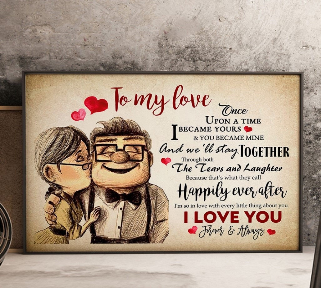 To My Wife Once Upon A Time I Became Yours & You Became Mine And We'll Stay  Together Through Both The Tears & Laughter : 20th Anniversary Gifts For Wife  - Love