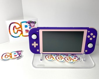 Custom Nintendo Switch Lite Console Purple & Sakura Pink CB Customs