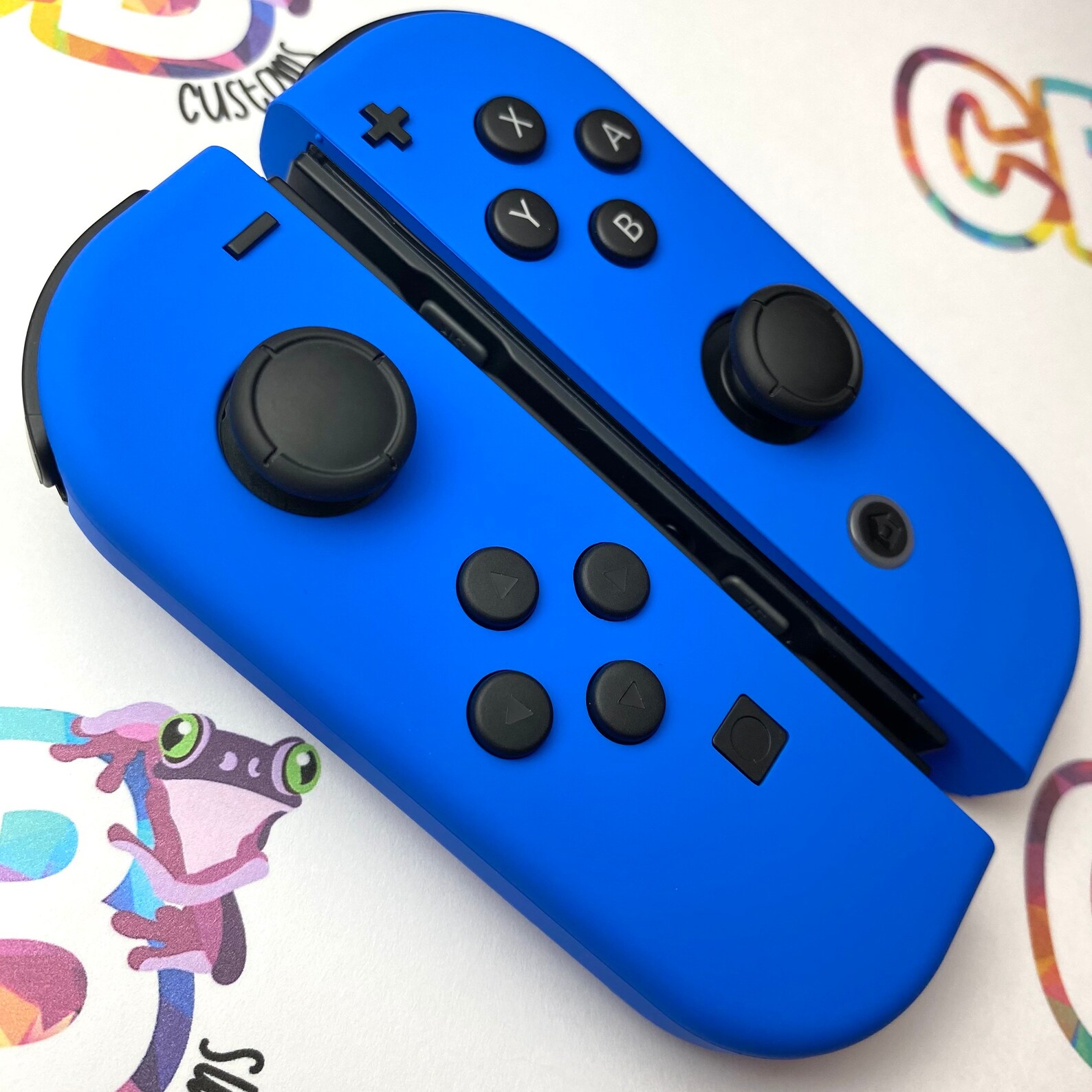 CB Customs Custom Royal Blue Nintendo Switch Joycons Joy-con - Etsy