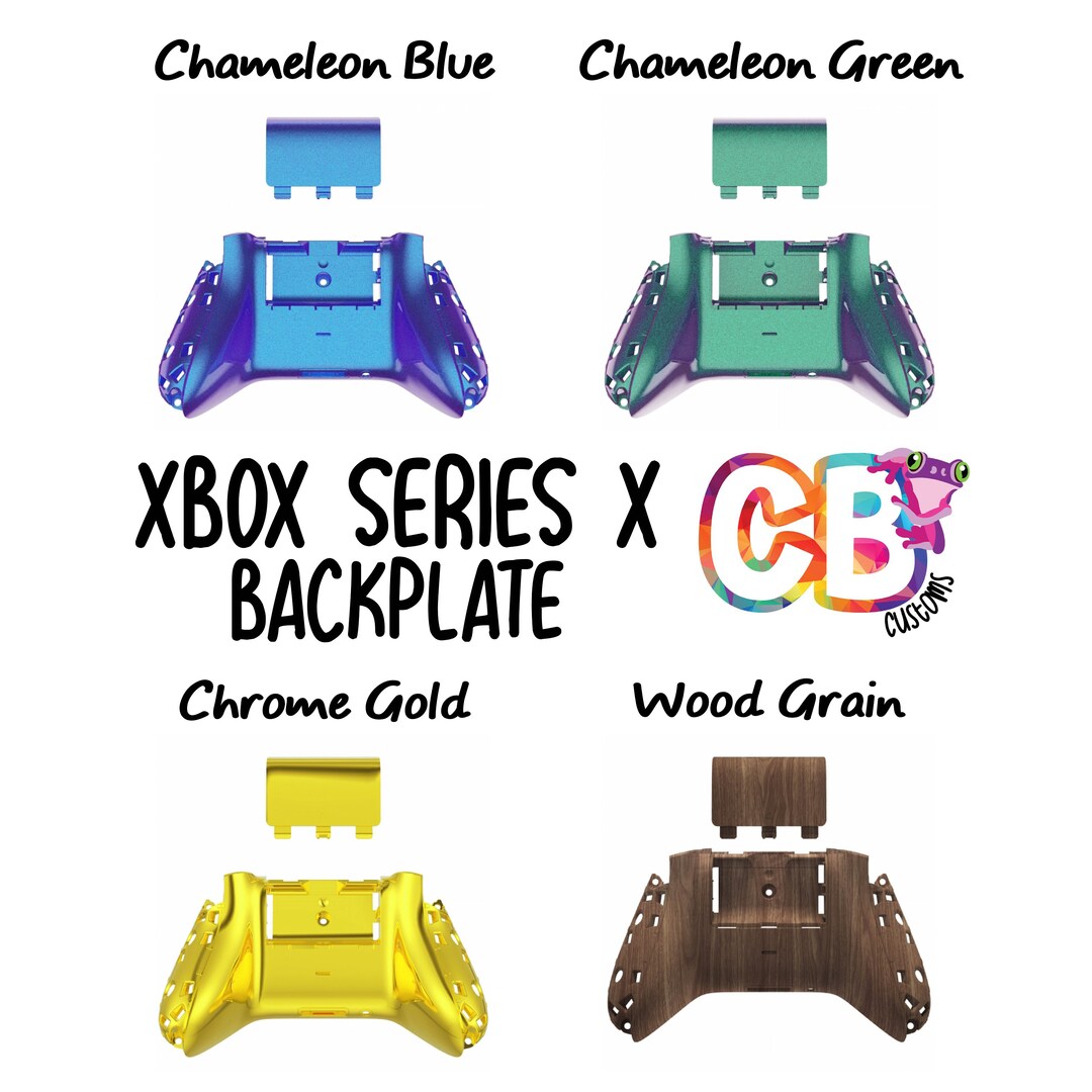 Xbox SERIES X / S Controller Backing Backplate Battery Cover Etsy UK