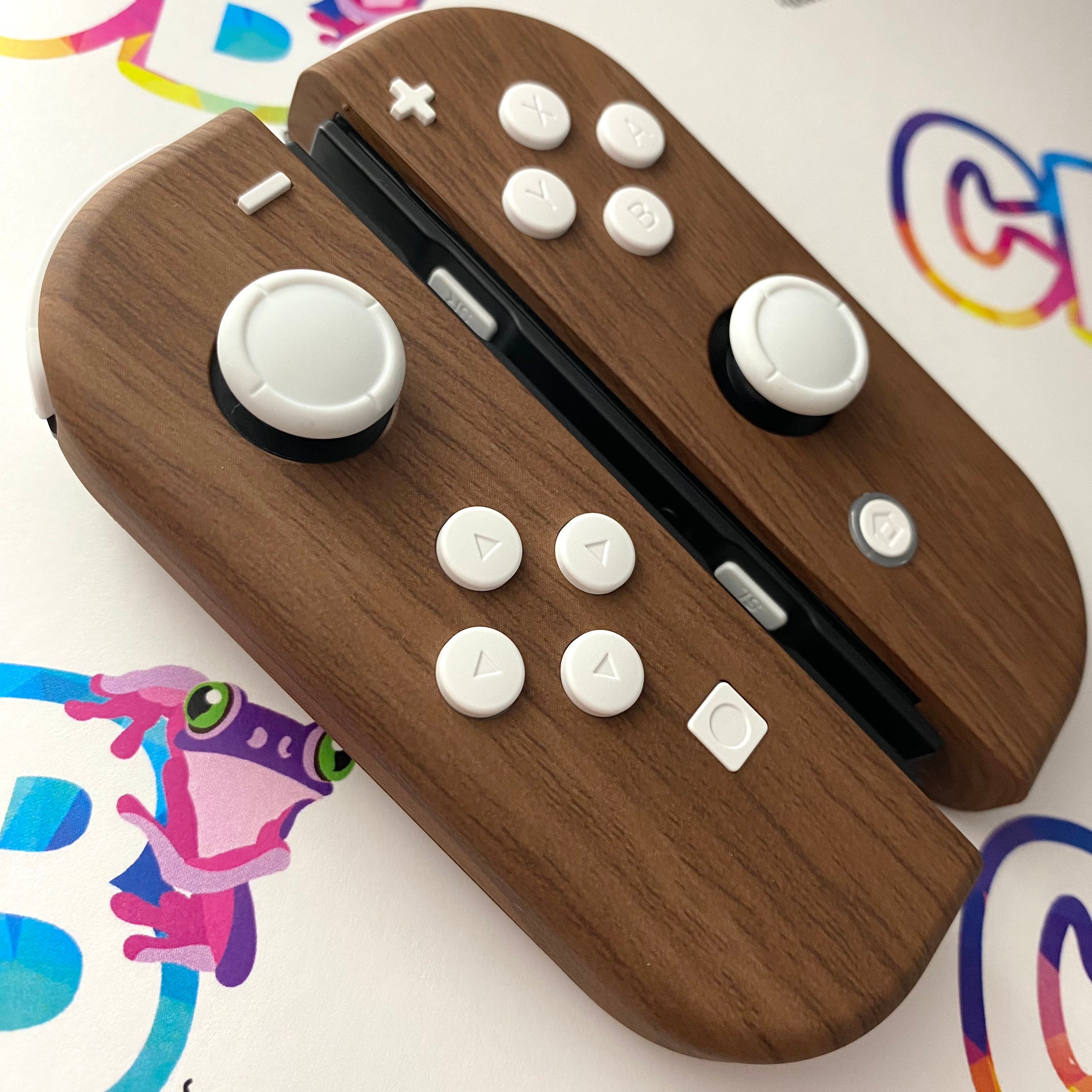 Handmade Wooden Housings for Nintendo Switch Joy-Cons by Aldered Design  [] — Tools and Toys