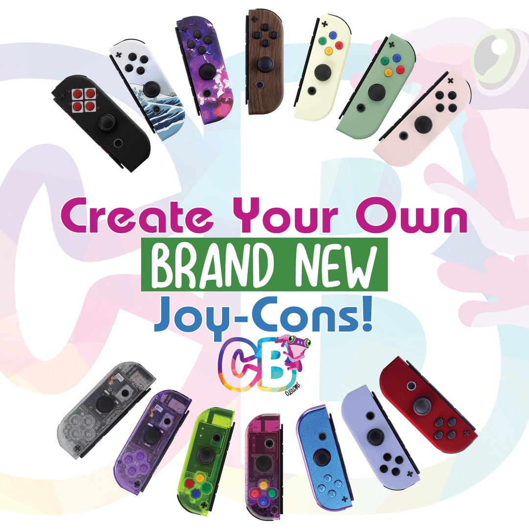 Custom Black & White Yin Yang Joycons Customized Joy-con 