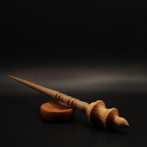 Support Spindle Set 26g 0.92oz 26cm 10.24in Walnut Shaft Ash Whorl Beech Bowl