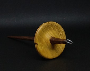 Drop Spindle | Oak Whorl | 26g, 8.66in Spindle | Handcrafted Artisan Tool