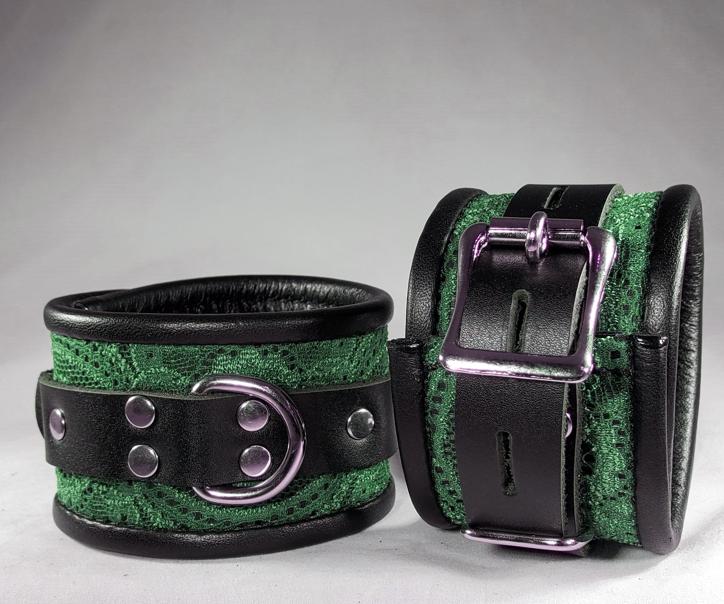 Restraint Set Wrists Ankles Collar Blindfold BDSM Leather & | Etsy