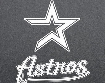 Houston Astros Decals.  ASSORTED Color, Size & Style Options! High Quality Vinyl!