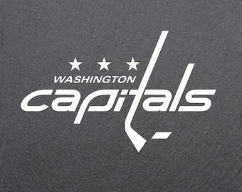 Washington Capitals Hockey Decal. YOU PICK size and Color.  High Quality Vinyl!!!