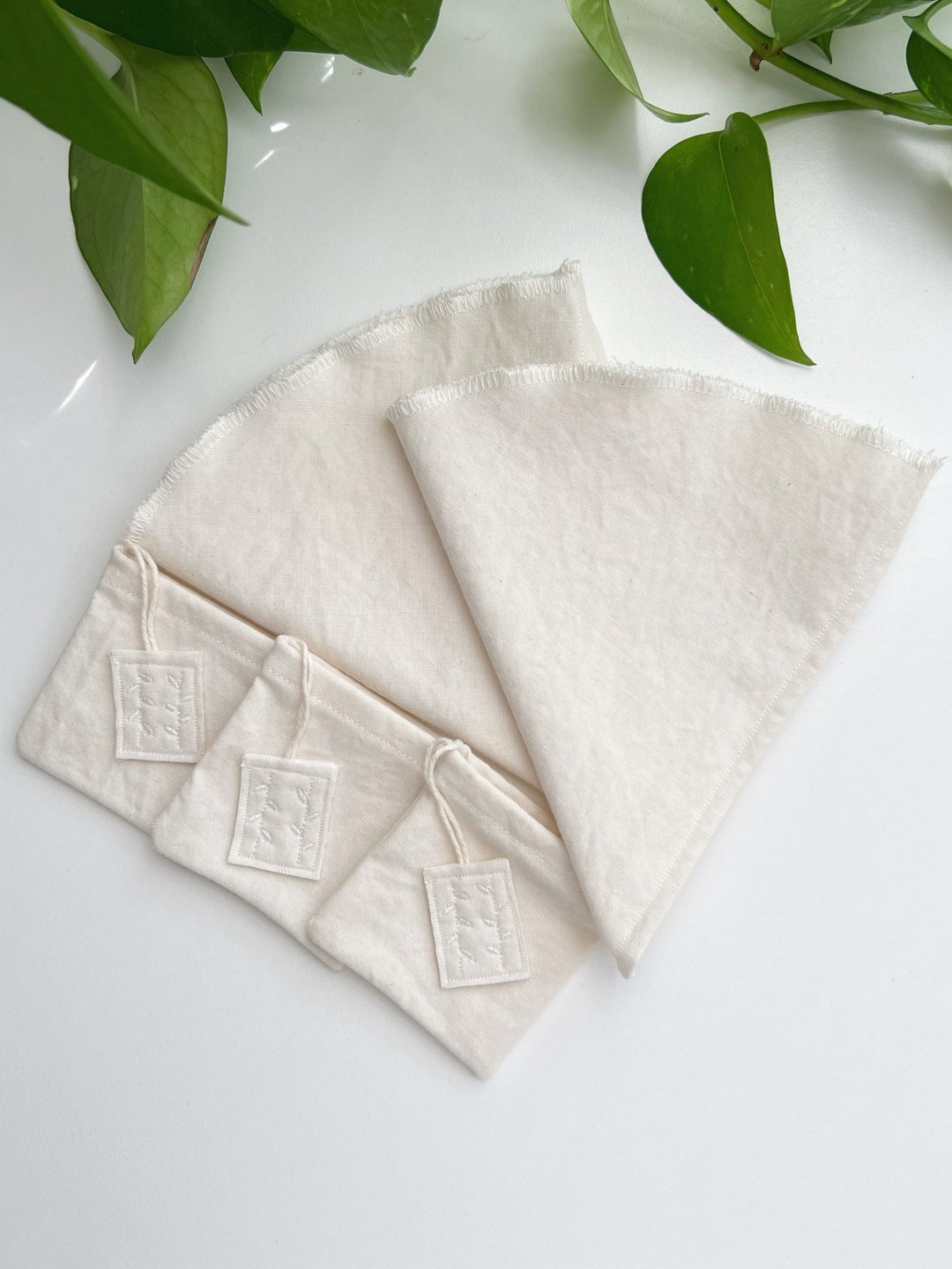 Tea Bag & Coffee Filter Reusable Bundle Organic Cotton Etsy