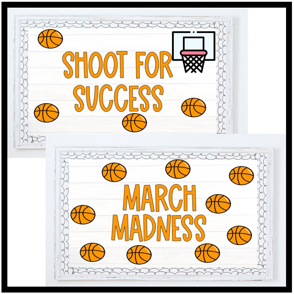 March Madness Bulletin Board Etsy