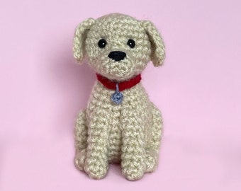 PATTERN- Larry the Labrador crochet dog pattern PDF