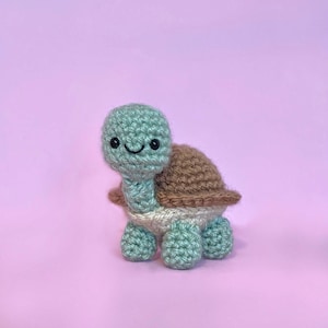 PATTERN- Mini Terry the Turtle crochet pattern PDF