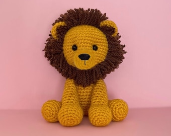 PATTERN- Leroy the Lion crochet pattern PDF