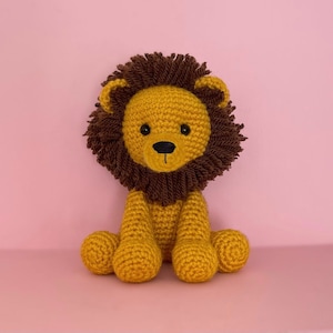 PATTERN- Leroy the Lion crochet pattern PDF