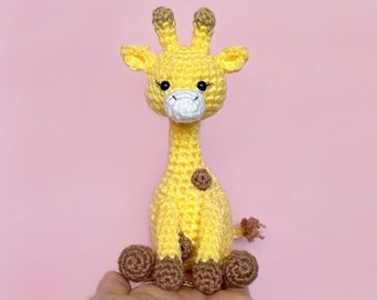 PATTERN- George the Giraffe crochet pattern PDF