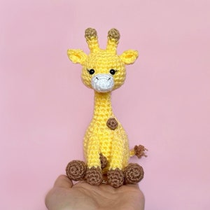 PATTERN- George the Giraffe crochet pattern PDF