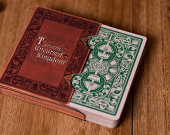 Tales of the Uncursed Kingdom Playing Cards.  Luxury Playing Cards King Arthur, Robin Hood, medieval myths playing cards.