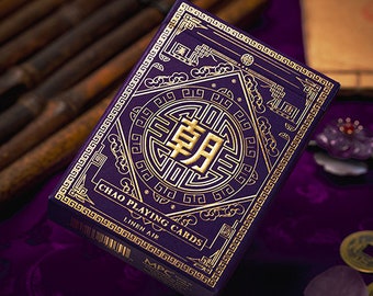 Chao Purple Playing Cards. Luxury Playing Cards. History of China