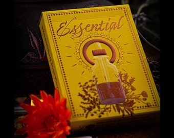 Essential Calendula  botanical themed Playing Cards. Luxury Playing Cards