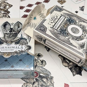 Steampunk Playing Cads. Limited Edition Luxury  Playing Cards.