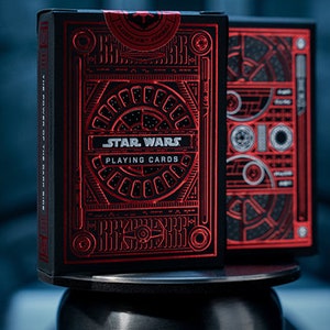 Star Wars Dark Side RED Playing Cards. Luxury Playing Cards.