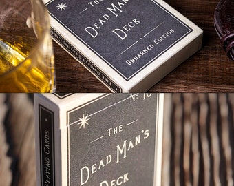 The Dead Man's Deck Playing Cards. 2 Different Decks - Harmed and Unharmed Editions (Bullet & Bullet hole + No Bullet). Luxury Playing Cards