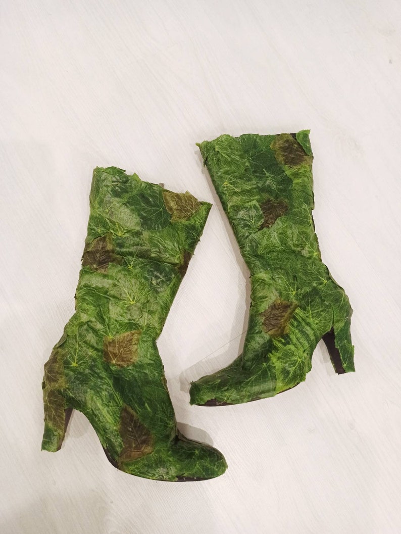Poison Ivy cosplay shoes DC comics Etsy