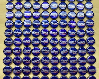 400 Bud Light Beer Bottle Caps Crowns Crafts USA Flag Blue Projects Bar Man Cave