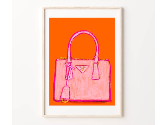 Designer Purse Wall Art Fashion Designer Bag Art Digital 