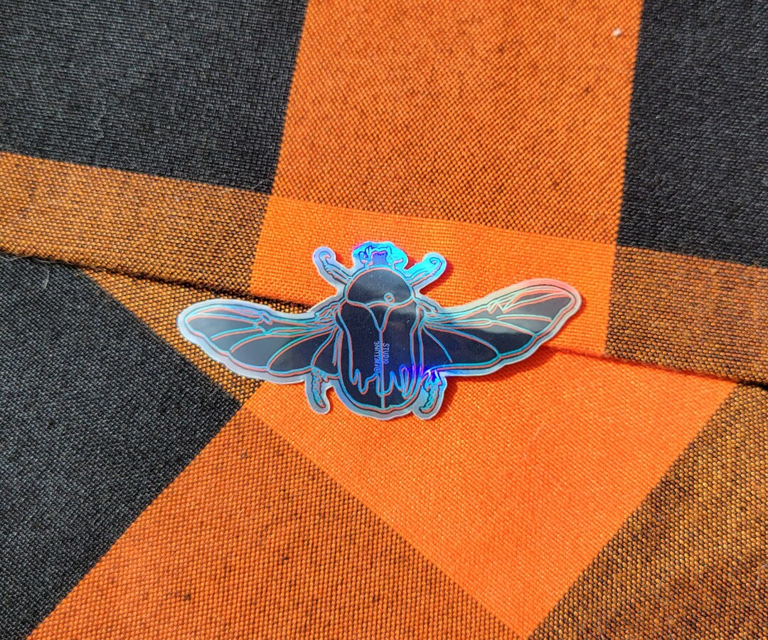 Beetle, Bug Sticker, Scarab Sticker, Waterproof Sticker, Insect ...