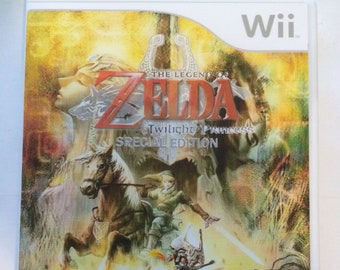 The Legend of Zelda Twilight Princess - Nintendo Wii - Replacment Case - No Game