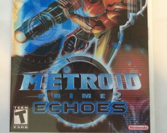 Metroid Prime 2 Echoes - Gamecube - Replacment Case - No Game
