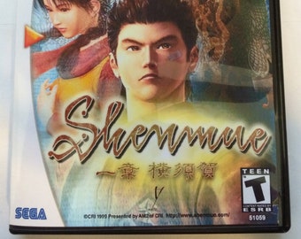 Shenmue - Sega Dreamcast - Replacement Case No Game