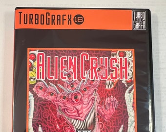 Alien Crush - Turbo Grafx 16 - Replacement Case - No Game