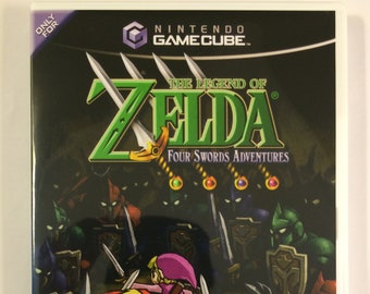 The Legend of Zelda Four Swords - Gamecube - Replacement Case - No Game