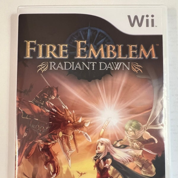 Fire Emblem Radiant Dawn - Nintendo Wii - Replacement Case - No Game