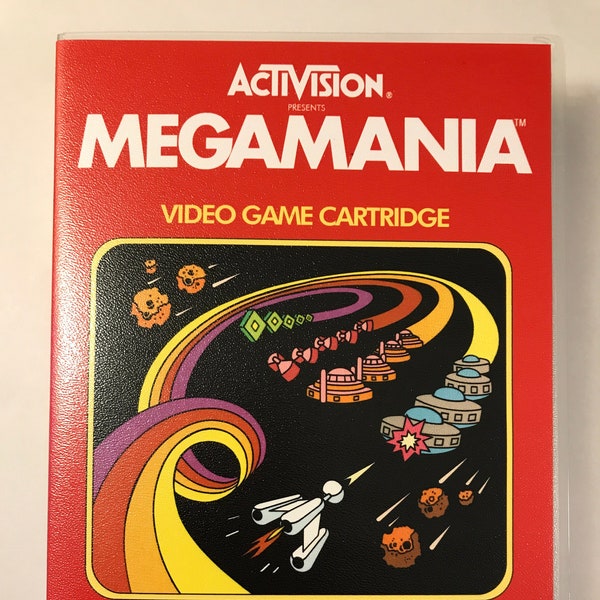 Megamania - Atari 2600 - Replacement Case - No Game