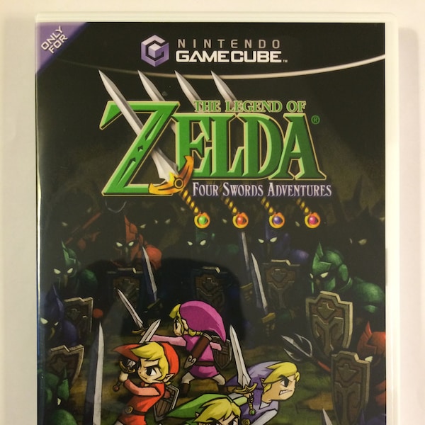 The Legend of Zelda Four Swords - Gamecube - Replacement Case - No Game