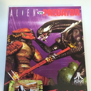 Aliens Vs Predator - Atari Jaguar - Replacement Case - No Game - Etsy