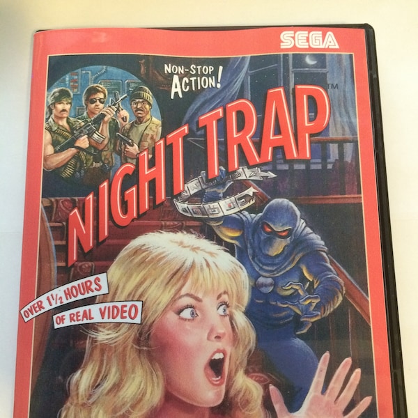 Night Trap - Sega CD - Replacement Case - No Game