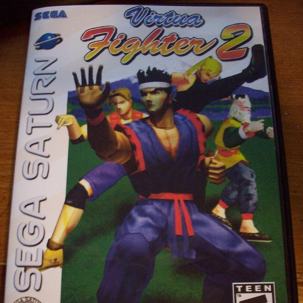 Virtua Fighter 2 - Sega Saturn - Replacement Case - No Game